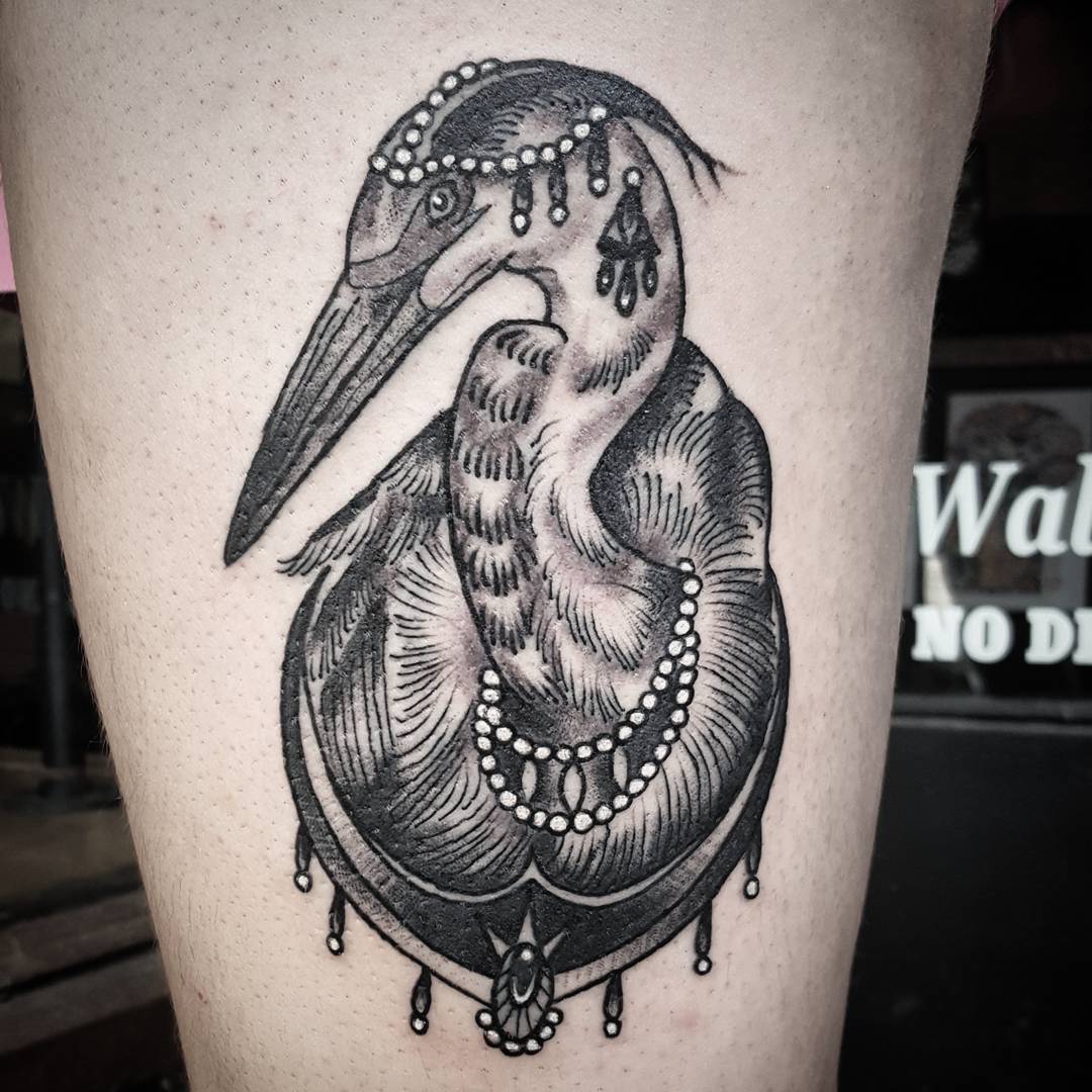 Bejeweled Heron. Thanks Lynn!
