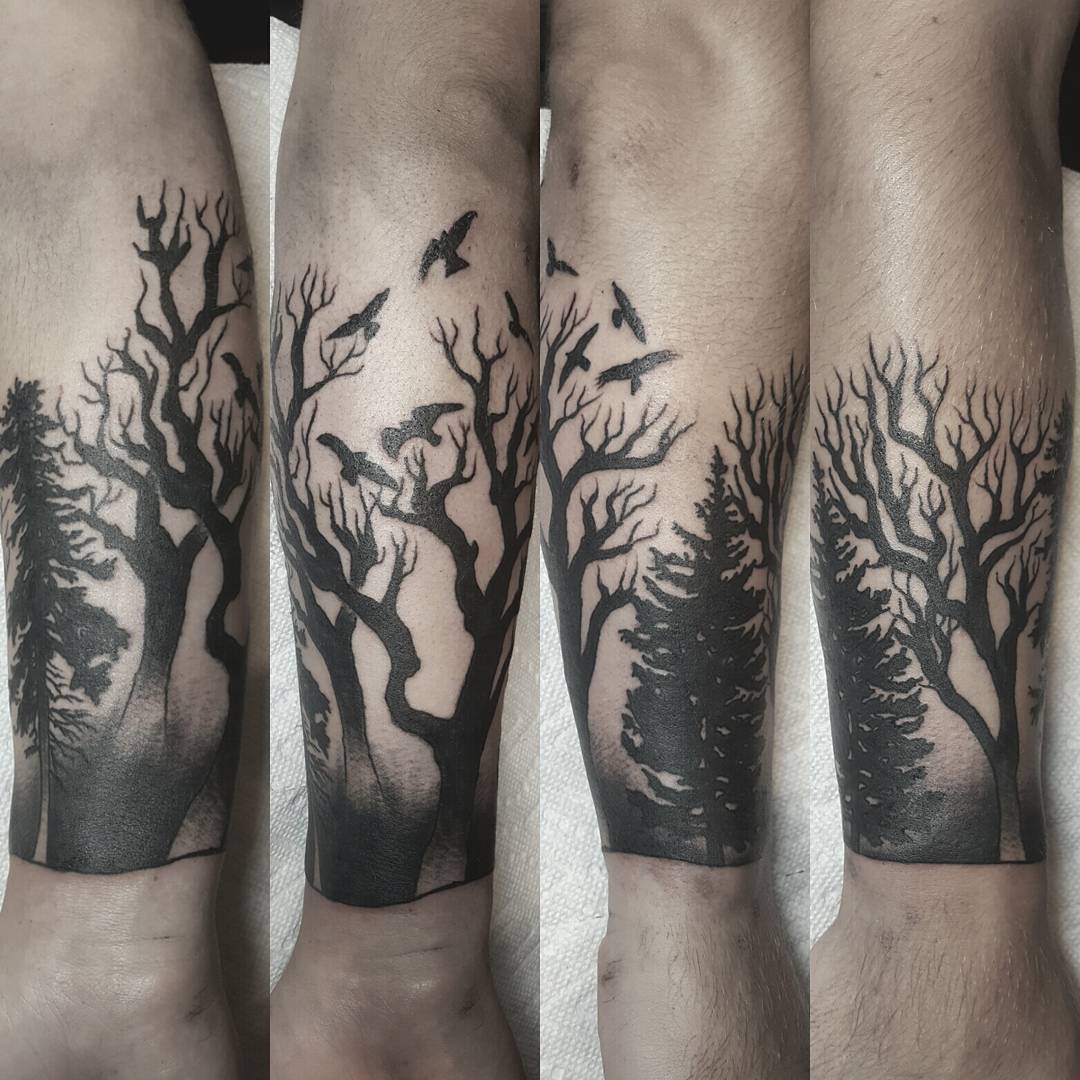 Ye old tree and bird trick. Thanks Tristian!