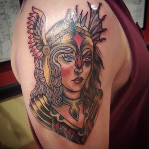 Pardon the terrible quality photo. I'm going to get a better photo once the sun is finally out! Thanks Dillon! Good/Evil
