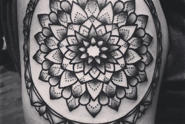 Mandala for Amanda the other night✊🏼#smokemdead #steadfasttattoo
.
.
.
.
.
((¥))
#mandalatattoo #tattoos #btattooing #blackworkerssubmission #iblackwork #blackwork #blackworkers #inkstinctsubmission #blacktraditionals #BLACKTATTOOMAG #blxckink #tttism #TTTpublishing #greatattoo #blackflashwork #TattooLife #darkartists #blackworkershero #wiilsubmission #traditionaltattoo #onlythedarkest #blackandgrey #occultarcana #tattoolife #oldlines #TAOT #nowash