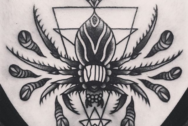 Stoked on this chest piece I tattooed on Steph🙌🏼#steadfasttattoo
.
.
.
.
.
((¥))
#spidertattoo #tattoos #btattooing #blackworkerssubmission #iblackwork #blackwork #blackworkers #inkstinctsubmission #blacktraditionals #BLACKTATTOOMAG #blxckink #tttism #TTTpublishing #greatattoo #blackflashwork #TattooLife #darkartists #blackworkershero #wiilsubmission #traditionaltattoo #onlythedarkest #blackandgrey #occultarcana #tattoolife #oldlines #TAOT #nowash #FORMink