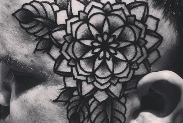 Fuckin it up with ma dude @hawkcityrandy ✊🏼 #steadfasttattoo
.
.
.
.
.
((¥))
#fractalflower #tattoos #btattooing #blackworkerssubmission #iblackwork #blackwork #blackworkers #inkstinctsubmission #blacktraditionals #BLACKTATTOOMAG #blxckink #tttism #TTTpublishing #greatattoo #blackflashwork #TattooLife #darkartists #blackworkershero #wiilsubmission #traditionaltattoo #onlythedarkest #blackandgrey #occultarcana #tattoolife #oldlines #TAOT #nowash #FORMink