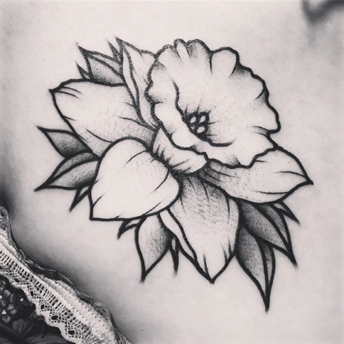 Cute lil daffodil for Christine 🙌🏼#smokemdead #steadfasttattoo
.
.
.
.
.
((¥))
#daffodiltattoo #tattoos #btattooing #blackworkerssubmission #iblackwork #blackwork #blackworkers #inkstinctsubmission #blacktraditionals #BLACKTATTOOMAG #blxckink #tttism #TTTpublishing #greatattoo #blackflashwork #TattooLife #darkartists #blackworkershero #wiilsubmission #traditionaltattoo #onlythedarkest #blackandgrey #occultarcana #tattoolife #oldlines #TAOT #nowash #FORMink