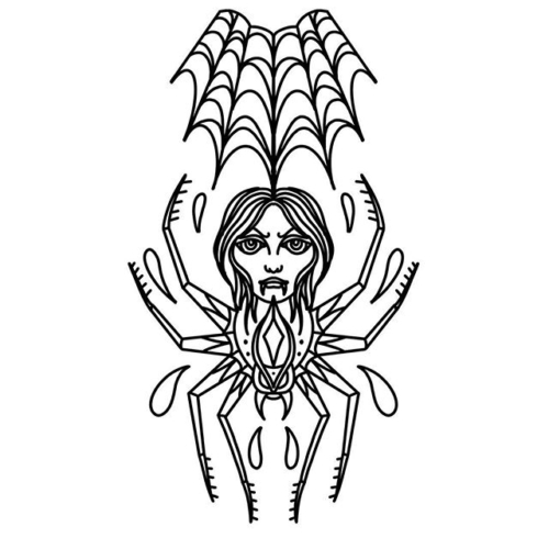 Available! #blackwork #blackworkers #inkwork #linework #ladytattooers #rochesterny #rochestertattoo #spidertattoo #traditionaltattoos #traditional_flash #inkstinct #waverlyink #workhorseirons #tattooideas #tattoodesign