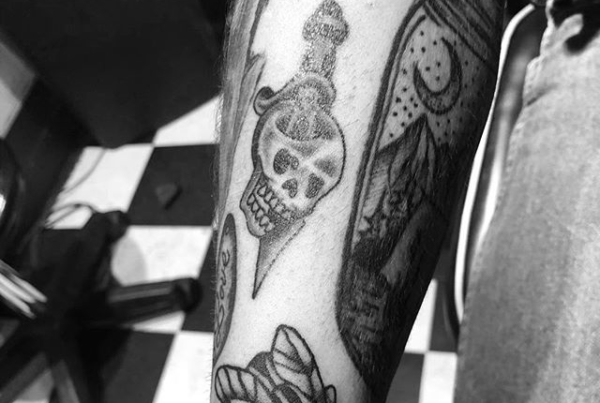 mushroom and fly for Steve today! Other tattoos not done by me. 🍄🔥 .
.
.
.
#tattoo #blackworktattoo #inkstinct #blackwork #blxckink #btattooing #blkttt #blackworkers #waverlyink #tttism #rochesterny #rochestertattoo #ladytattooer #tattoodo #workhorseirons #steadfast #onlythedarkest #foxtailtattoos #inkwork #linework #whipshaded #tradworkers #boldtattoo #blackworkartists #flytattoo #mushroomtattoo #fillertattoo