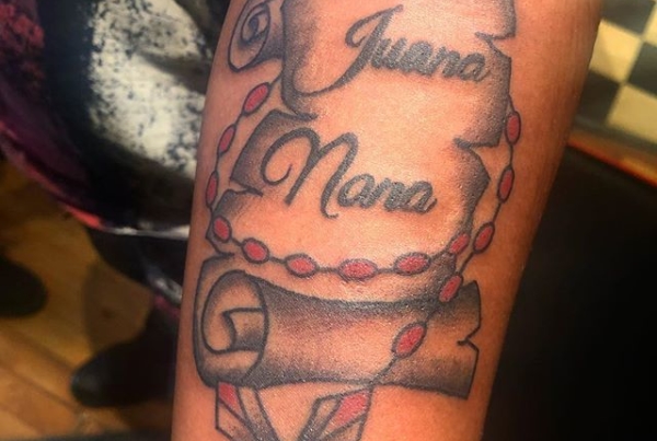 memorial piece for yaniz 🙏 thanks so much for coming in! I have openings this month and next! My design or yours. .
.
.
.
#tattoo #blackworktattoo #inkstinct #blackwork #blxckink #btattooing #blkttt #blackworkers #waverlyink #tttism #rochesterny #rochestertattoo #ladytattooer #tattoodo #workhorseirons #steadfast #onlythedarkest #foxtailtattoos #inkwork #linework #whipshaded #tradworkers #boldtattoo #blackworkartists #memorialtattoo #blackclawneedles #luckysupplyneedles