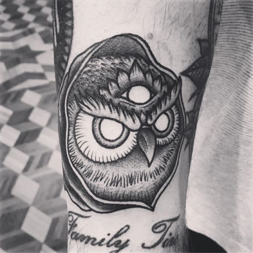 Chill owl for Cameron 🙏🏼#smokemdead #darkpearltattoo .
.
.
.
.
((¥))
#owltattoo #tattoos #btattooing #blackworkerssubmission #iblackwork #blackwork #blackworkers #inkstinctsubmission #blacktraditionals #BLACKTATTOOMAG #blxckink #tttism #TTTpublishing #greatattoo #blackflashwork #TattooLife #darkartists #blackworkershero #wiilsubmission #traditionaltattoo #onlythedarkest #blackandgrey #occultarcana #tattoolife #oldlines #TAOT #nowash #FORMink