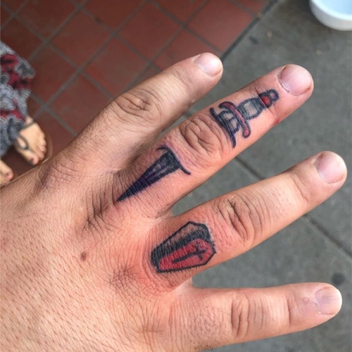 Walk in finger jammerz from today! Thanks so much! .
.
.
.
#tattoo #blackworktattoo #inkstinct #blackwork #blxckink #blackink #btattooing #blkttt #blackworkers #waverlyink #tttism #rochesterny #flashworkers #rochestertattoo #ladytattooer #tattoodo #workhorseirons #steadfast #onlythedarkest #foxtailtattoos #inkwork #linework #whipshaded #tradworkers #boldtattoo #blackworkartists #blackclawneedles