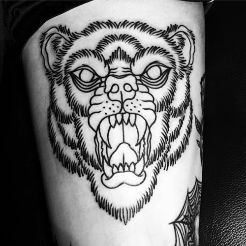 RAWR @moosepotato83 ✊🏼#beartattoo #smokemdead #darkpearltattoo.
.
.
.
.
((¥))
#tattoos #btattooing #blackworkerssubmission #iblackwork #blackwork #blackworkers #inkstinctsubmission #blacktraditionals #BLACKTATTOOMAG #blxckink #tttism #TTTpublishing #greatattoo #blackflashwork #TattooLife #darkartists #blackworkershero #wiilsubmission #traditionaltattoo #onlythedarkest #blackandgrey #occultarcana #tattoolife #oldlines #TAOT #nowash #FORMink #traditionalartist