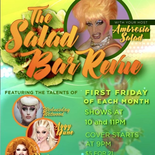 Tomorrow night at @rochesterroar. 
Salad Bar revue with @ambrosiasalad69 @dariennelake @aggydune.