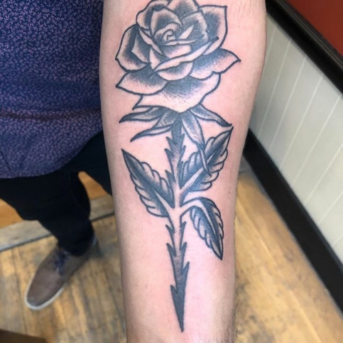 Rose for Dez! Thanks again! I had a lot of fun with this one and would love to do more like it. .
.
.
.
#tattoo #blackworktattoo #inkstinct #blackwork #blxckink #blackink #btattooing #blkttt #blackworkers #waverlyink #tttism #rochesterny #flashworkers #rochestertattoo #ladytattooer #tattoodo #workhorseirons #steadfast #onlythedarkest #foxtailtattoos #inkwork #linework #whipshaded #tradworkers #boldtattoo #blackworkartists #blackclawneedles