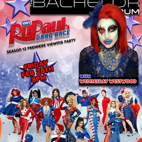 Join us at @bachelor4m for the premiere of @rupaulsdragrace season 12! #bachelor4m #rpdr