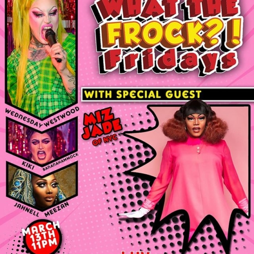 I hit the road for Brooklyn tomorrow, but I will be back next weekend for WHAT THE FROCK?! Fridays and I'm cramming this Diva into my suitcase @mizjade_davon ! Also the bodacious beauty Jahnell Meezan will be joing us for the first time! Oh and @kikis_korner_ .
