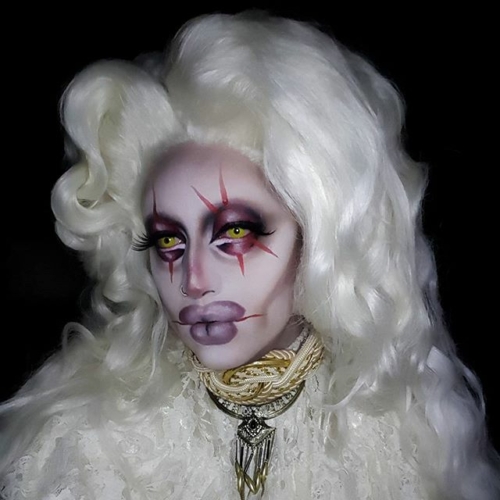 This Lewk is from October 2016 and was inspired by the stunning work of @michael_hussar. This was the first drag lewk I did that was inspired by the work of a favorite artist if mine. .
.
***Until I run out of content, I will be posting OLD LEWKS from the past every day, in attempt to brighten up your C***** V**** filled feed :) ***