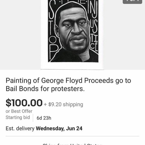 Original painting is officially listed on EBAY! Let's raise some funds!