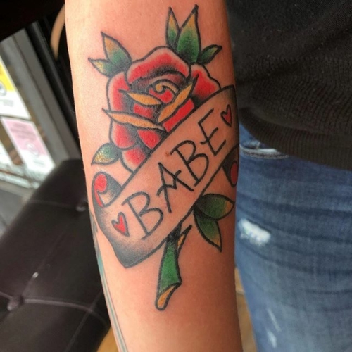 Babe rose on Shay! Thank you so much for getting some flash! ⚡️✨⚡️ .
.
.
.
#tattoo #inkstinct #blackwork #blxckink #blackink #btattooing #blkttt #waverlyink #tttism #rochesterny #flashworkers #rochestertattoo #ladytattooer #tattoodo #workhorseirons #steadfast #onlythedarkest #foxtailtattoos #inkwork #linework #whipshaded #tradworkers #boldtattoo #blackworkartists #blackclawneedles